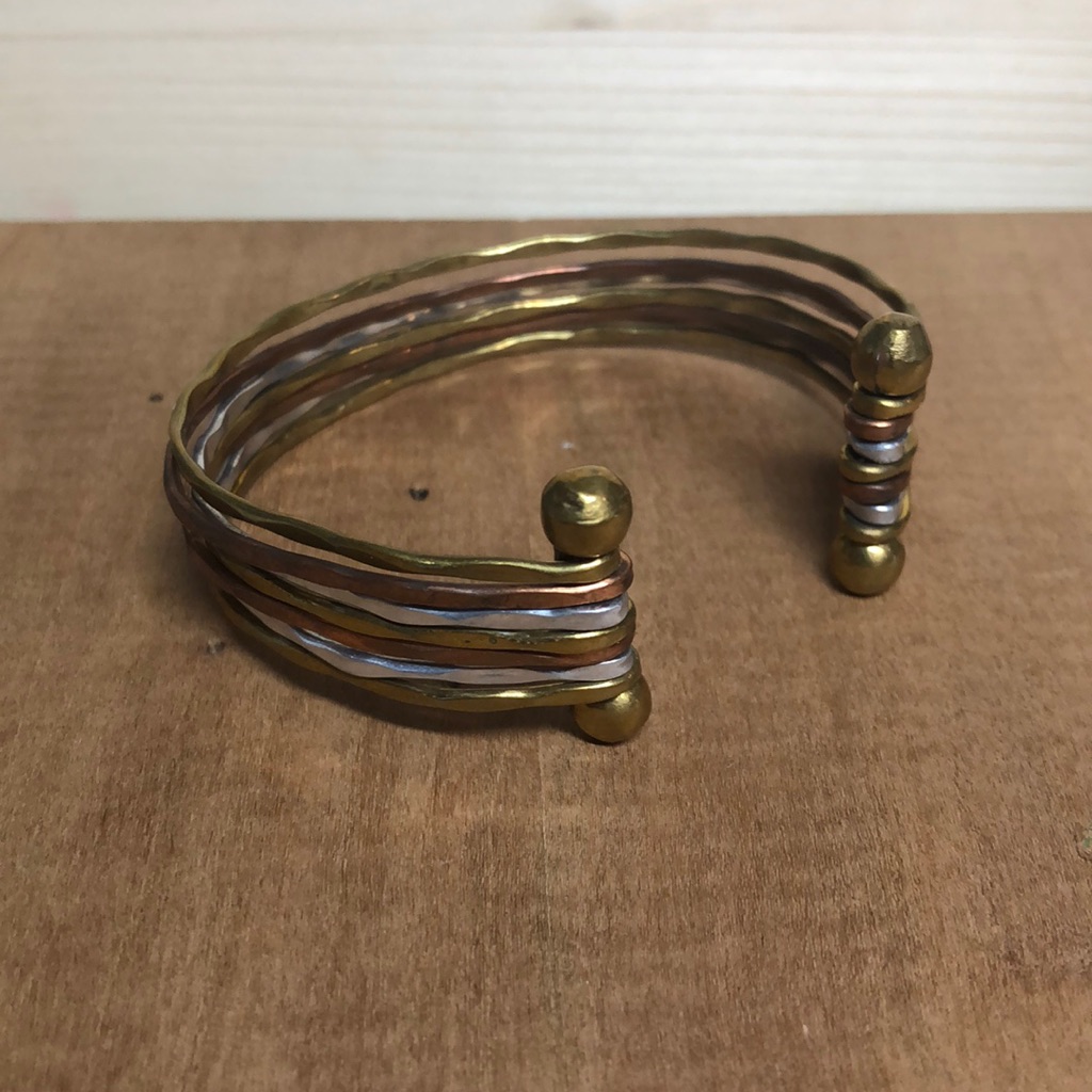 Hammered Metal Cuff 25$